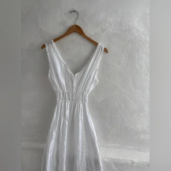 Italian 100% linen maxi dress - Picture 7 of 11